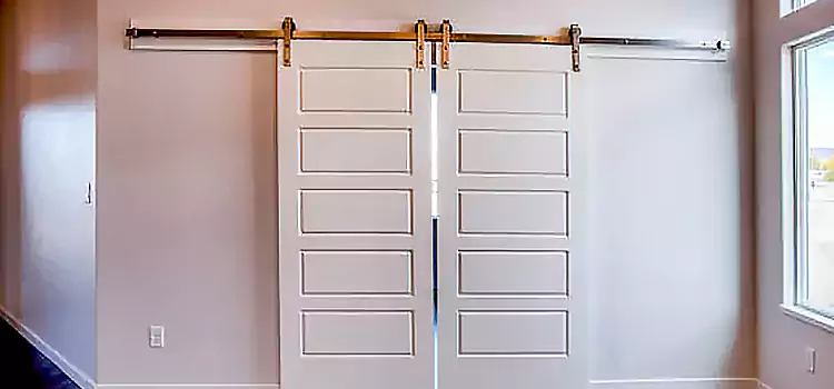 Glass Barn Door with Installation Hardware Kit Fairfax